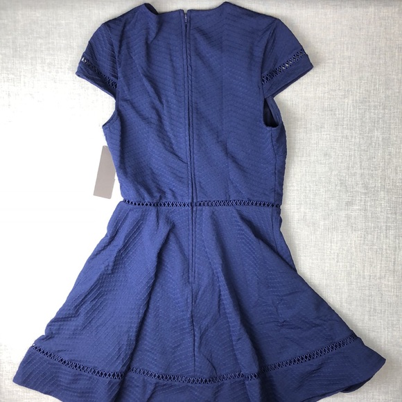 City Studio Navy Textured Dress Homecoming 3 & 7 - Picture 5 of 6